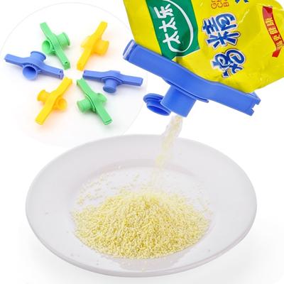 Draagbare tas afdichting clip uit mondstuk keuken behoud tool willekeurige kleur levering