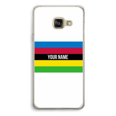 WK Wielrennen: Samsung Galaxy A3 (2016) Transparant Hoesje WK Wielrennen: Samsung Galaxy A3 (2016) Transparant Hoesje