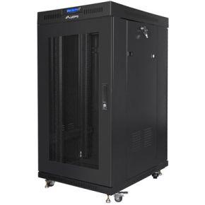 Lanberg FF01-8822-23BL rack 22U Vrijstaande rek Zwart