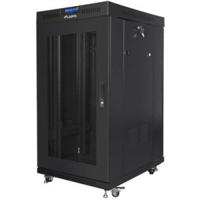 Lanberg FF01-8822-23BL rack 22U Vrijstaande rek Zwart