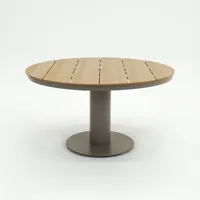 Bonita tafel Ø134cm taupe