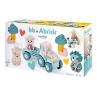 Abrick Ecoiffier baby mijn eerste tractor met grappige dieren, 25dlg.