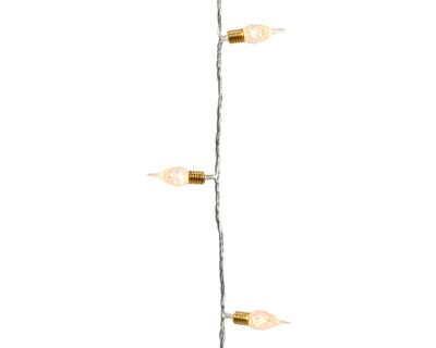 LED vintage l1190 cm transparant/wwt kerst - Lumineo