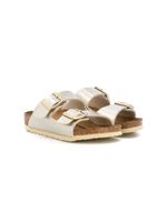 Birkenstock Kids sandales Arizona à brides à boucles - Or - thumbnail