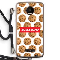 Koekerond: Motorola Moto Z Force Transparant Hoesje met koord