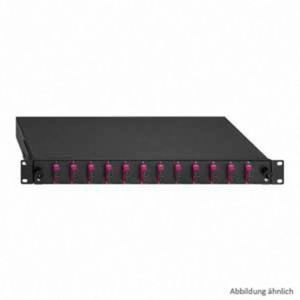 Glasvezel-splitterbox Rutenbeck 6 x SC-D OS2 grün 6 poorten 1 HE