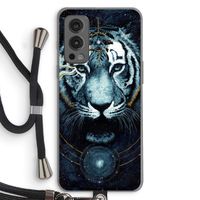 Darkness Tiger: OnePlus Nord 2 5G Transparant Hoesje met koord