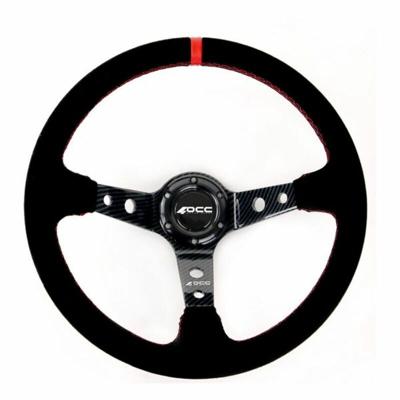 Race stuurwiel OCC Motorsport Zwart Zwart/Rood Rood/Zwart Ø 35 cm