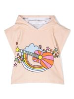 Stella McCartney Kids peignoir imprimé à capuche - Rose