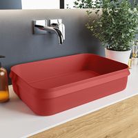 MONDIAZ ARVO Waskom solid surface 55cm kleur Fire / Fire MONDIAZ ARVO Waskom solid surface 55cm kleur Fire / Fire