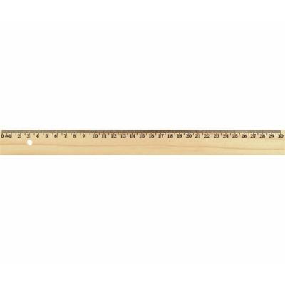 Houten liniaal van 30 cm - Linialen van hout - School artikelen en benodigdheden