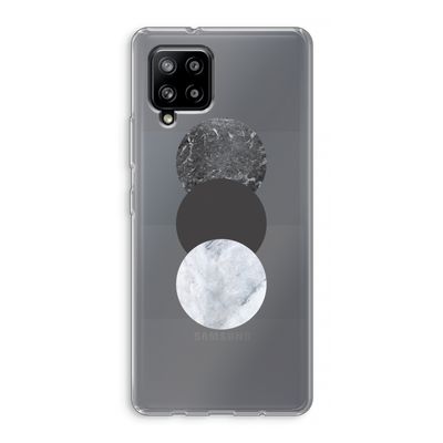 Marmeren cirkels: Samsung Galaxy A42 5G Transparant Hoesje