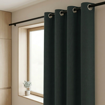 Gordijnen 100% Verduisterend - Ringen - Antraciet 250x300 Cm - Microvezel - Dekbed-Discounter.nl Gordijnen 100% Verduisterend - Ringen - Antraciet 250x300 Cm - Microvezel - Dekbed-Discounter.nl