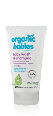 Organic babies wash & shampoo lavender 150 Milliliter Organic babies wash & shampoo lavender 150 Milliliter