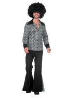 70&apos;s outfit zwart/wit