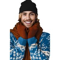 Wintermuts Beanie Yukon - zwart - heren/dames - sterk/zacht/licht gebreid 100% Acryl