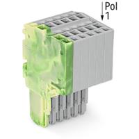 WAGO 2020-206/000-037 Connector, female Groen, Geel, Grijs 25 stuk(s)