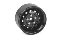 RC4WD Heritage Edition Stamped Steel 1.9 Wheels (Black) (Z-W0340) - thumbnail