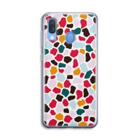 Colored Giraffe: Samsung Galaxy A40 Transparant Hoesje