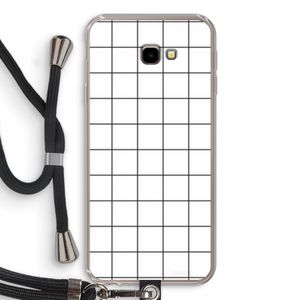 Rooster: Samsung Galaxy J4 Plus Transparant Hoesje met koord