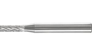 PFERD 21100126 Freesstift Cilinder Lengte 55 mm Afmeting, Ø 4 mm Werklengte 13 mm Schachtdiameter 6 mm