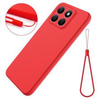 Honor X8b Liquid Siliconen Hoesje - Rood