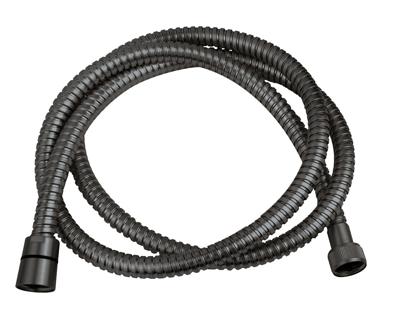 Wiesbaden luxe metalen doucheslang 150cm conisch gunmetal