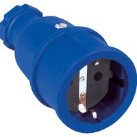 Rubberen contrastekker "SIROX" blauw IP20