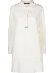 Fabiana Filippi robe-chemise à épaules tombantes - Tons neutres