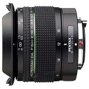 Pentax 10-17mm HD DA F/3.5-4.5 ED fisheye