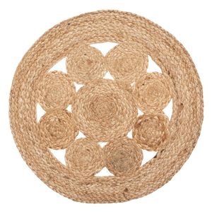 Ronde placemat jute naturel 38 cm - Placemats