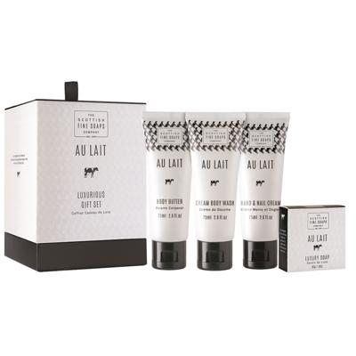 Scottish Fine Soaps Au Lait Luxurious Gift Set Set