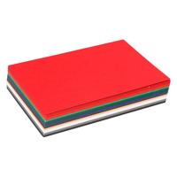 Creativ Company Kerst karton, a6, vel 105x148 mm, 180 gr, diverse kleuren, 120 div vellen/ 1 doos