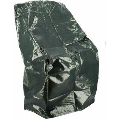 Gerimport afdekhoes/beschermhoes voor tuinstoelen - zwart - 86 x 61 x 107 cm