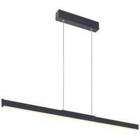 SLV ONE LINEAR 100 1006185 LED-hanglamp LED vast ingebouwd 24 W Zwart