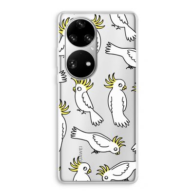 Papegaai: Huawei P50 Pro Transparant Hoesje
