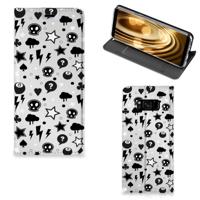 Mobiel BookCase Samsung Galaxy S8 Silver Punk