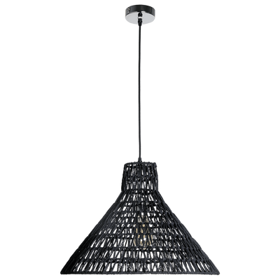 Hanglamp Lauri 50 cm 1 Lichts Zwart Scandinavisch Hanglamp Lauri 50 cm 1 Lichts Zwart Scandinavisch