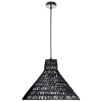 Hanglamp Lauri 50 cm 1 Lichts Zwart Scandinavisch - thumbnail