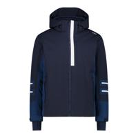 CMP Zip Hood Heren Wintersportjas Black Blue 50