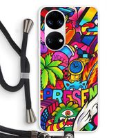 Represent: Huawei P50 Transparant Hoesje met koord
