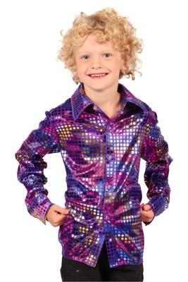 Glitterblouse Kind paars Glitterblouse Kind paars