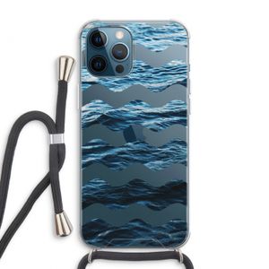 Oceaan: iPhone 12 Pro Max Transparant Hoesje met koord