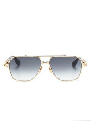 Dita Eyewear lunettes de soleil Kudru à monture pilote - Or