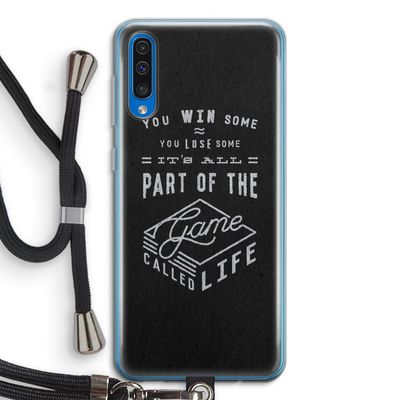 Life: Samsung Galaxy A50 Transparant Hoesje met koord