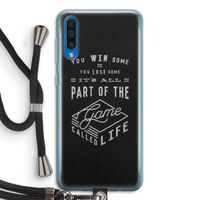 Life: Samsung Galaxy A50 Transparant Hoesje met koord