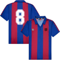 Meyba - Barcelona Retro Voetbalshirt 1982-1984 + 8 (Schuster)