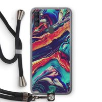 Chameleon Sun: Samsung Galaxy A11 Transparant Hoesje met koord