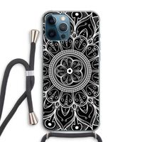 Roses Are Red: iPhone 12 Pro Max Transparant Hoesje met koord