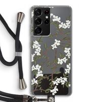 Blossoming spring: Samsung Galaxy S21 Ultra Transparant Hoesje met koord